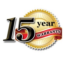 15years warranty on stonecoat